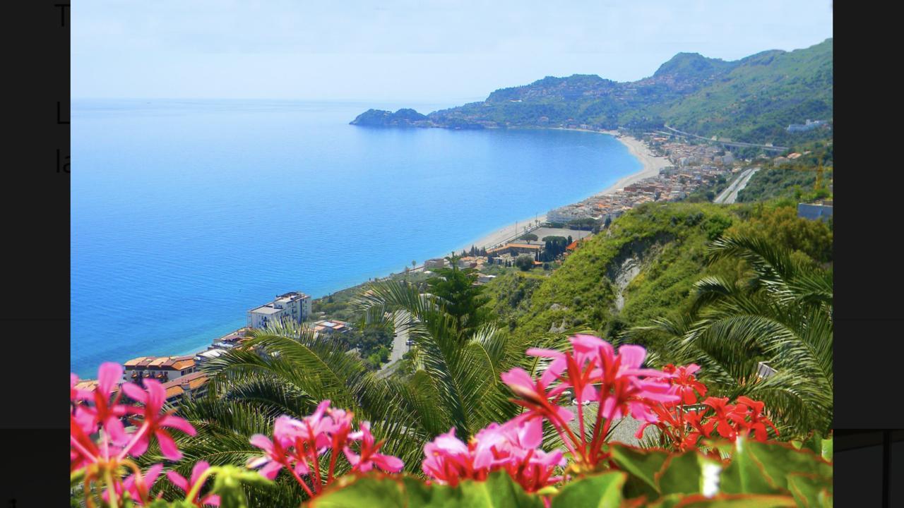 La Nave Sul Mare Di Taormina Bed and Breakfast Letojanni Eksteriør billede